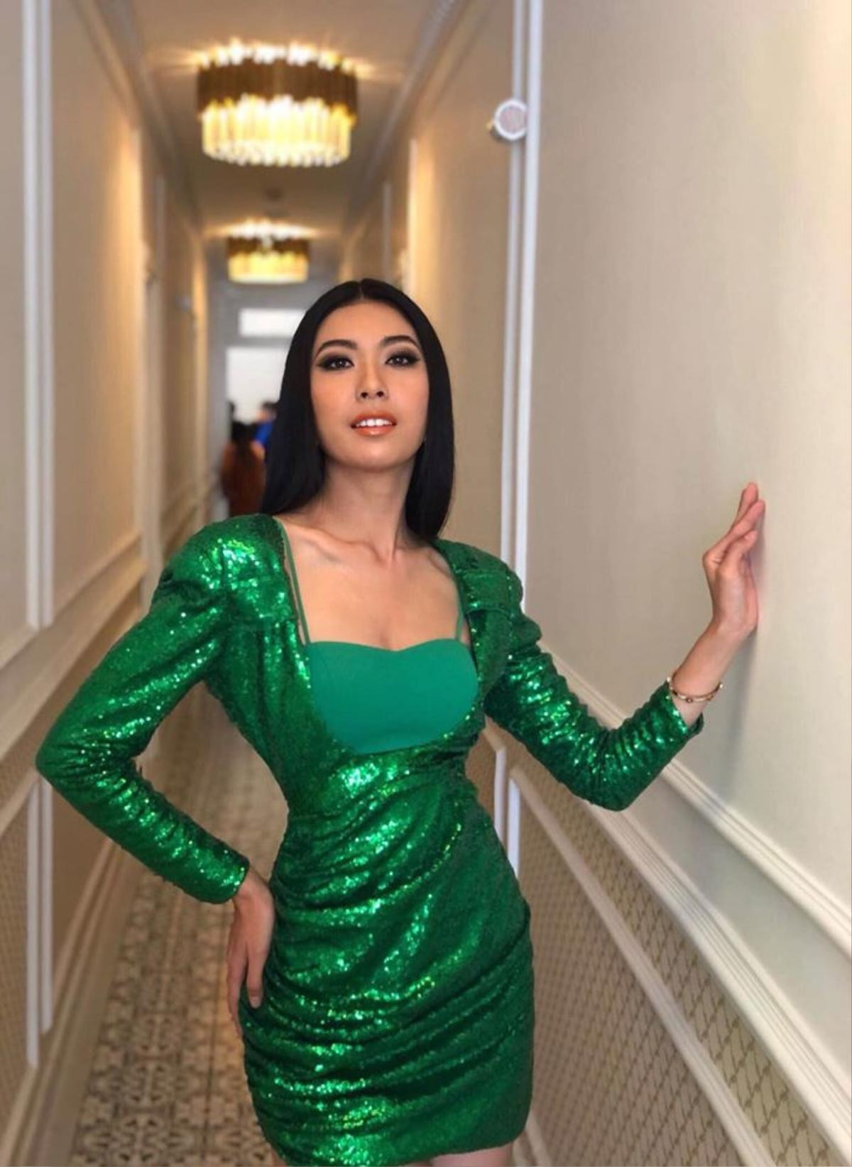 Được hỏi về dàn đối thủ Miss Universe 2019, Hoàng Thùy nghe nhầm, vô tư khen Thúy Vân - Tường Linh Ảnh 4