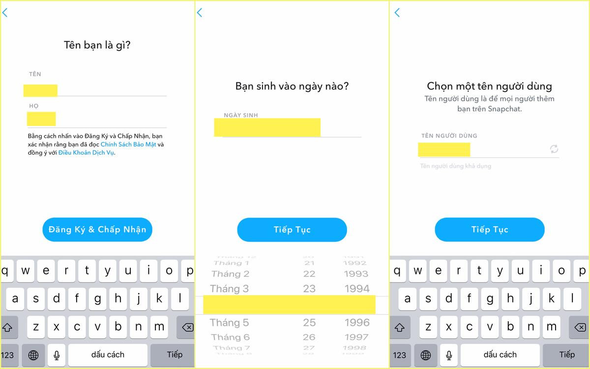 hiệu ứng biến trẻ thành già Snapchat