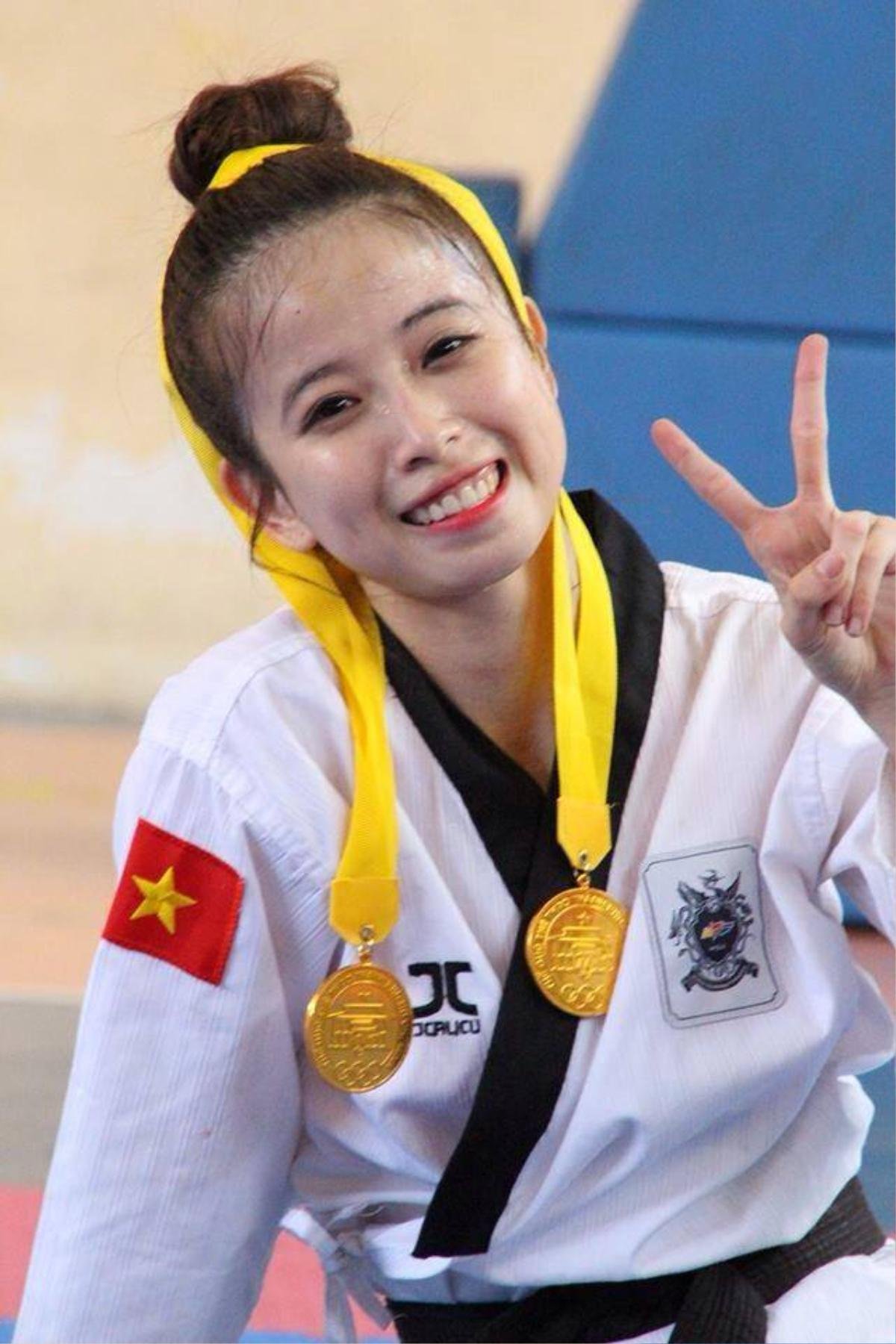 Vẻ đẹp tựa thiên thần của niềm hy vọng Teakwondo Việt Nam tại SEA Games 30 Ảnh 6