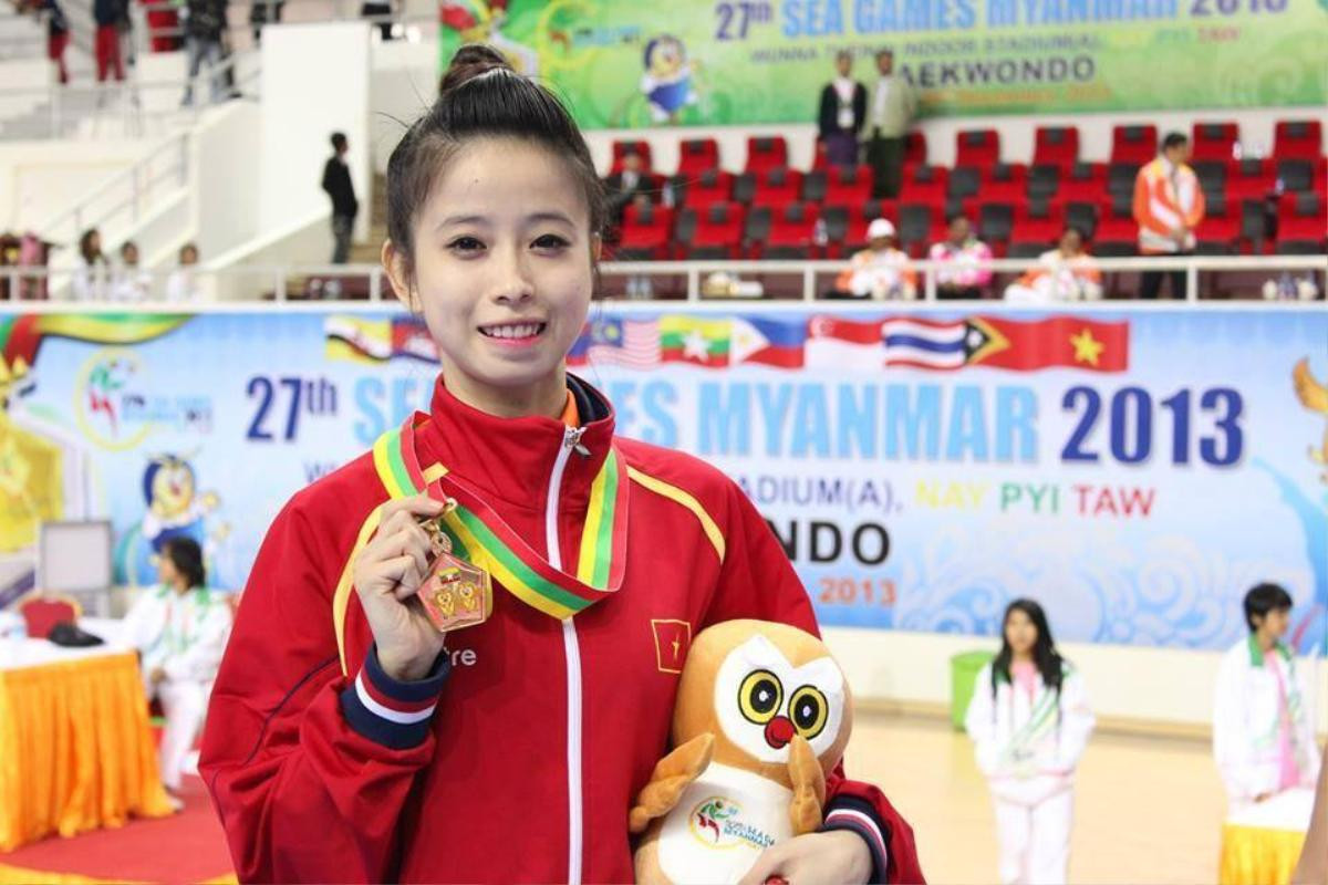 Vẻ đẹp tựa thiên thần của niềm hy vọng Teakwondo Việt Nam tại SEA Games 30 Ảnh 2