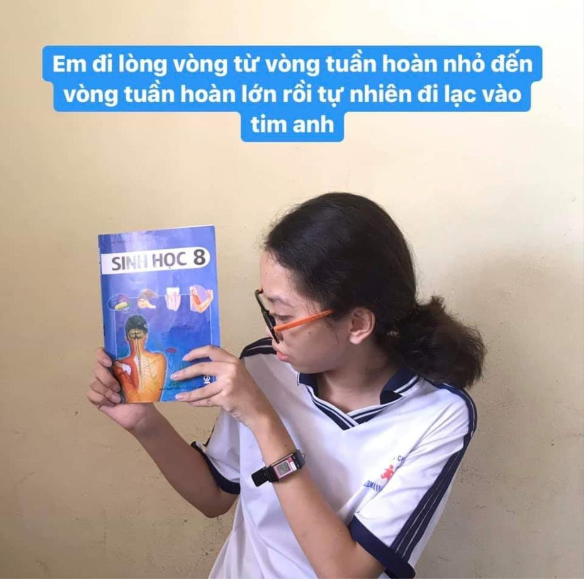 Học sinh lớp 8 ‘thả thính’ cực chất khiến CĐM thích thú: ‘Áp suất dưới biển quá nặng, nhưng không nặng bằng tình yêu em dành cho anh’ Ảnh 6