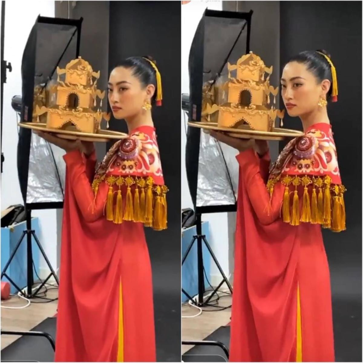 Lương Thùy Linh múa mâm vàng 'siêu khó' thi Miss World 2019, tập luyện đến tím tay, bầm gối Ảnh 1