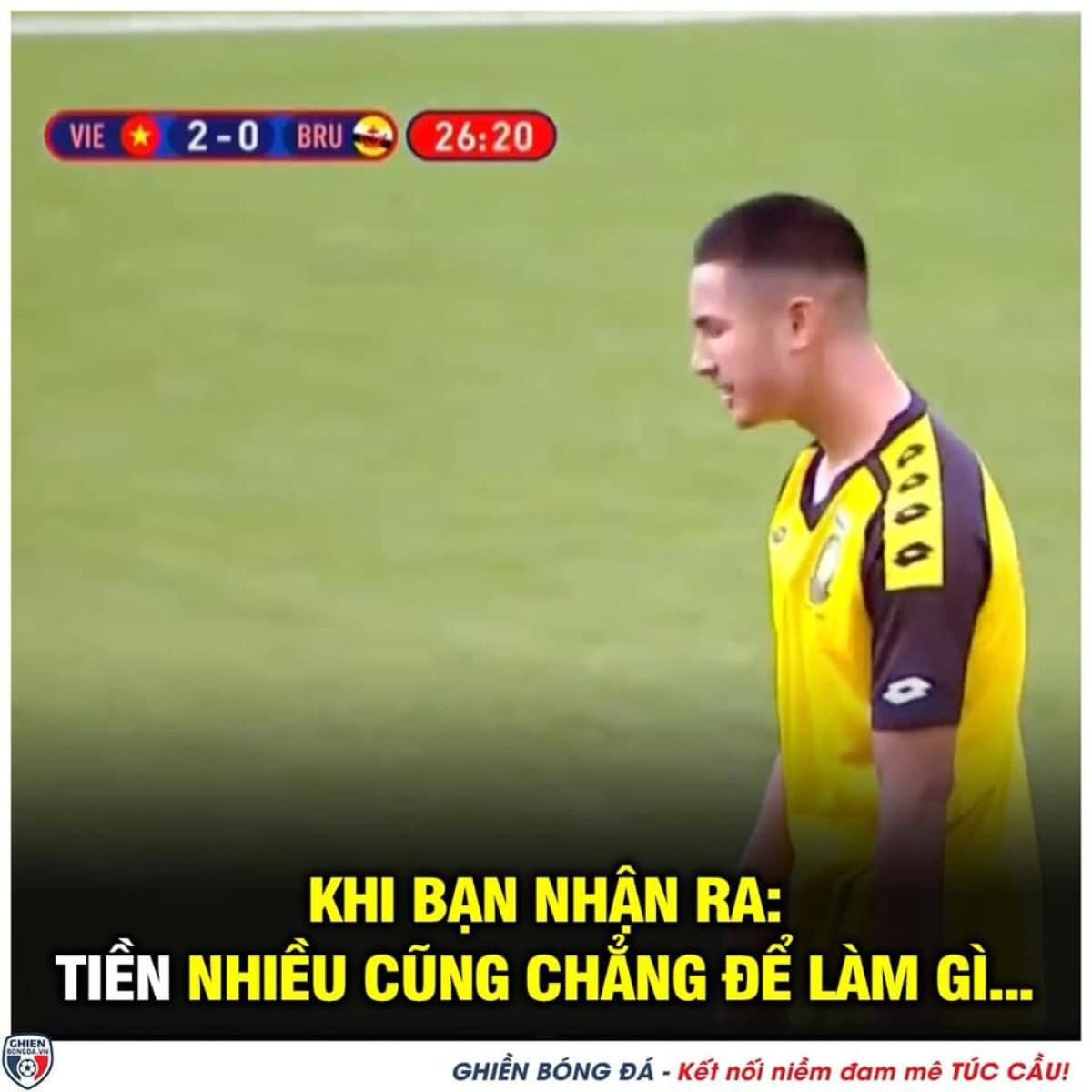 Ảnh chế: Hà Đức Chinh hóa Messi, Bùi Tiến Dũng 'không có gì để bắt' Ảnh 9