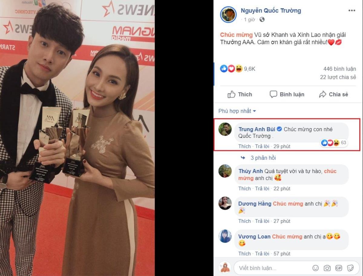 AAA 2019: Sao 'Về nhà đi con' Bảo Thanh - Quốc Trường bật khóc, nhận giải từ nam tài tử Jang Dong Gun Ảnh 17