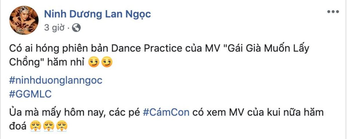 Ăn mừng MV triệu view, Ninh Dương Lan Ngọc 'tung thính' bản Dance cho Gái Già Muốn Lấy Chồng Ảnh 2