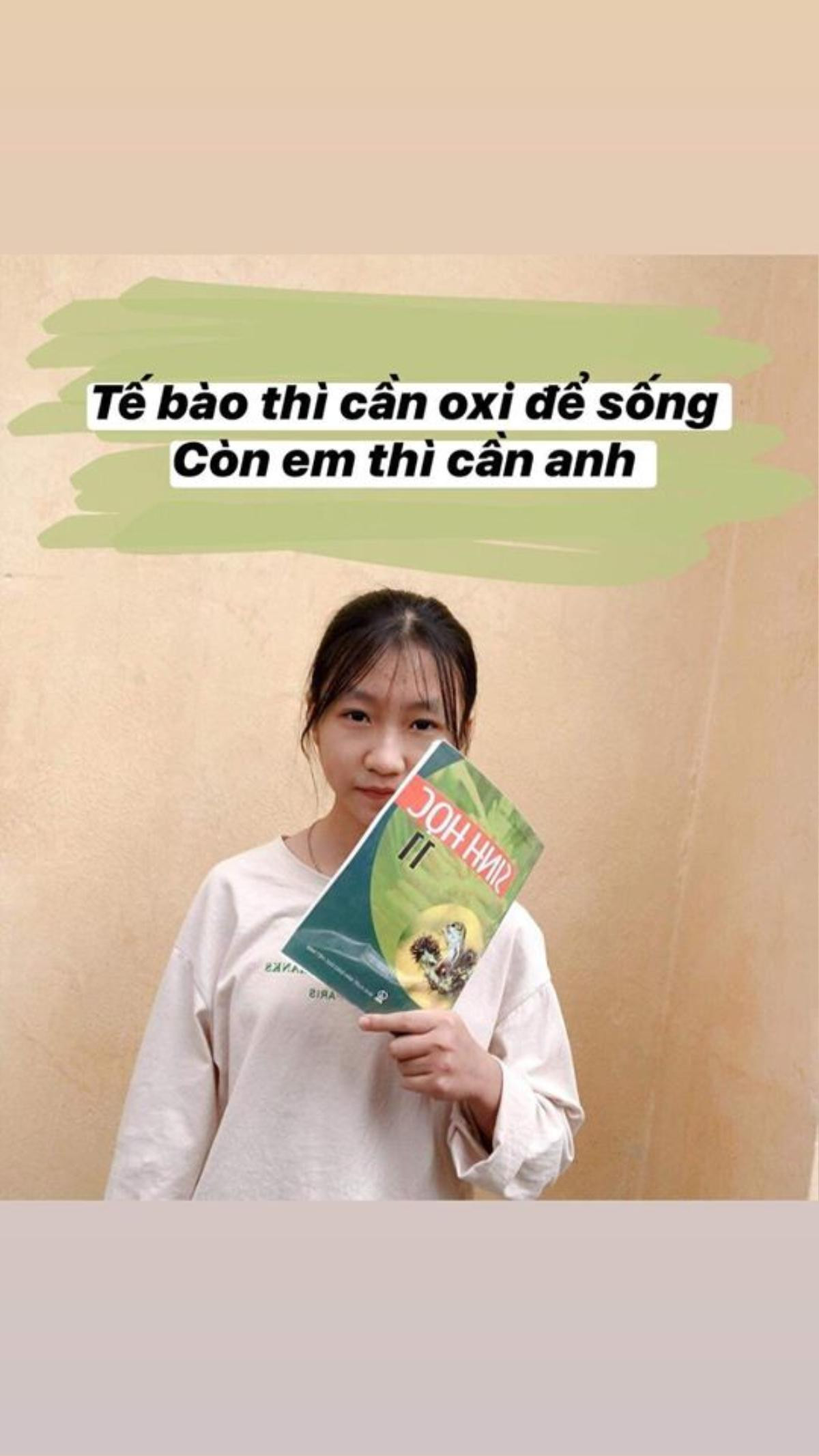 Màn bắt trend thả thính từ sách giáo khoa ‘chất lừ’ của học sinh tỉnh Vĩnh Phúc: ‘Hình học không gian rắc rối như đường vào tim anh’ Ảnh 8