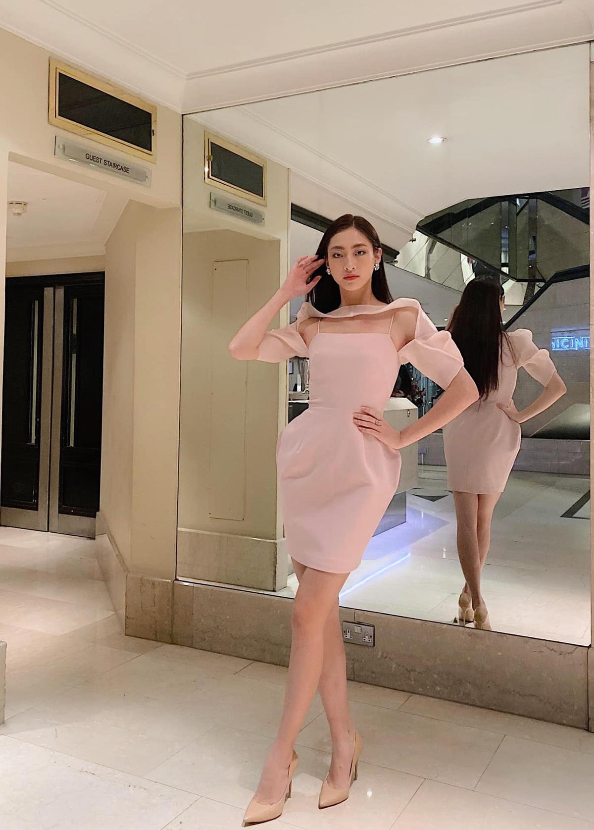 Diện váy hồng 'chuẩn đẹp' Miss World, Lương Thùy Linh đáp trả anti-fan chê 'cười toàn răng' Ảnh 2