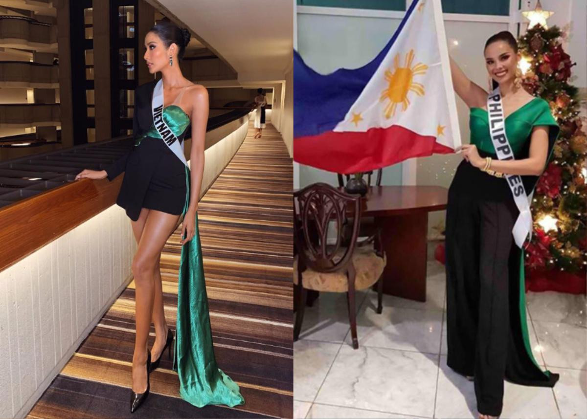 Miss Universe ngày 3: Hoàng Thùy gợi nhớ H'Hen Niê khi lấn át HH Venezuela, tặng váy cho bạn chung phòng Ảnh 4