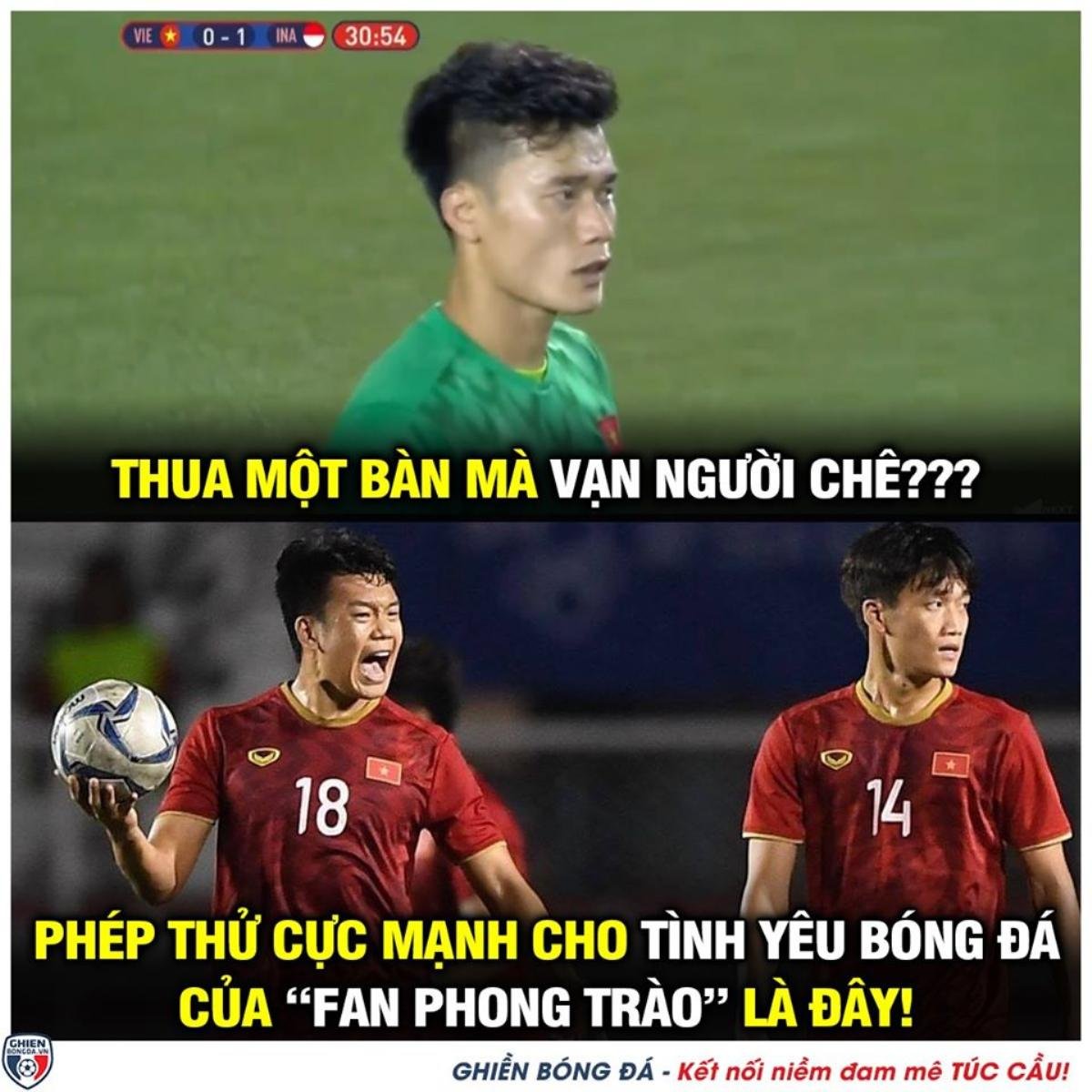 Ảnh chế: Bùi Tiến Dũng hóa Karius trong ngày U22 Việt Nam lội ngược dòng Ảnh 1