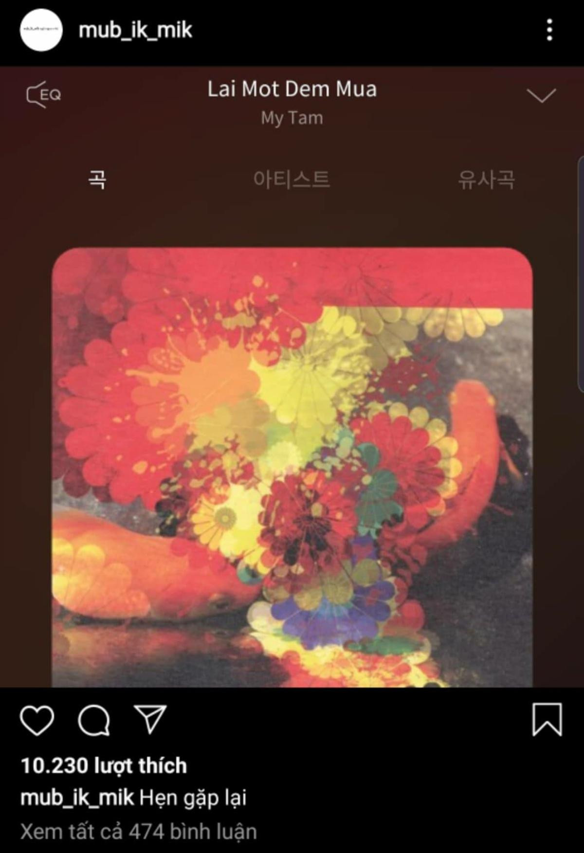 Fan 'tá hỏa' khi thấy album Tâm 8 của Mỹ Tâm xuất hiện trên Instagram cựu thành viên Super Junior Ảnh 2