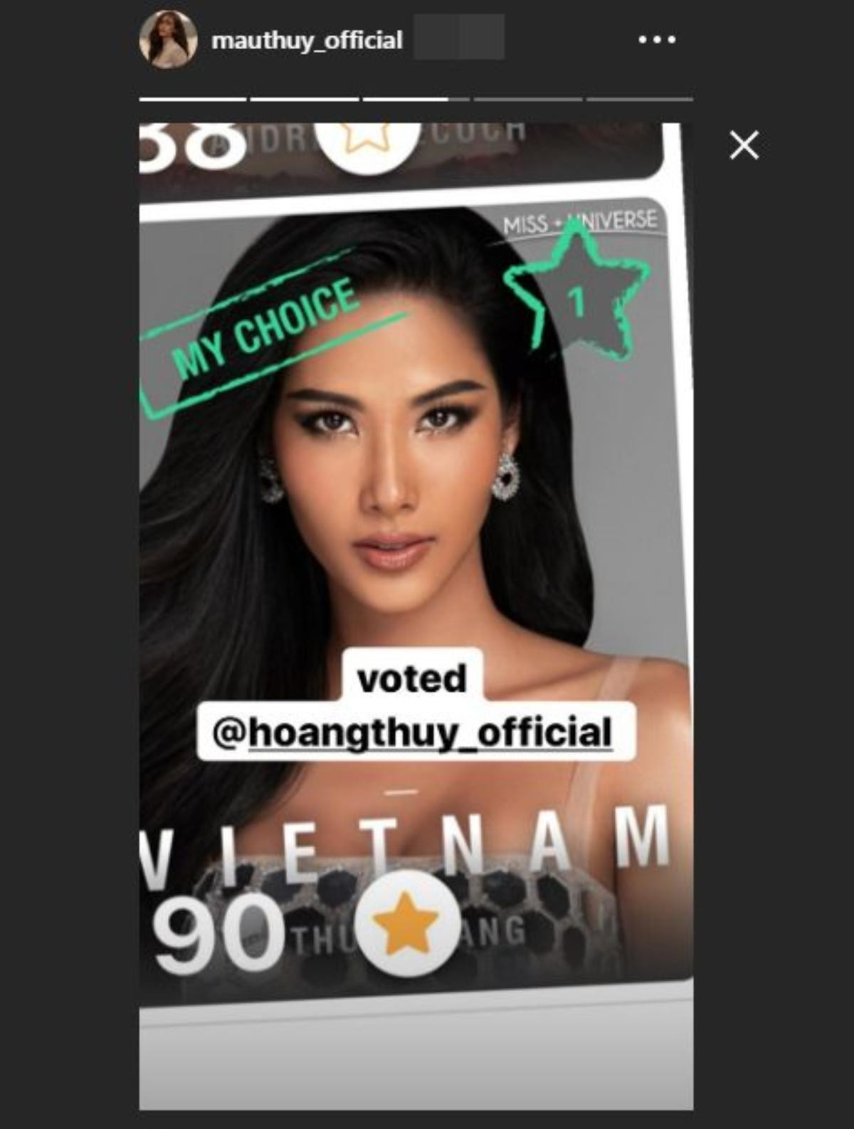 Minh Tú - H'Hen Niê - Mâu Thủy ra sức kêu gọi fan 'cày vote' cho Hoàng Thùy chắc suất Top 20 Miss Universe Ảnh 4