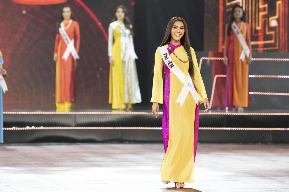 Top 44 Miss Universe Vietnam 2019 trình diễn Áo dài: Phần thi rực rỡ và độc đáo nhất! Ảnh 7