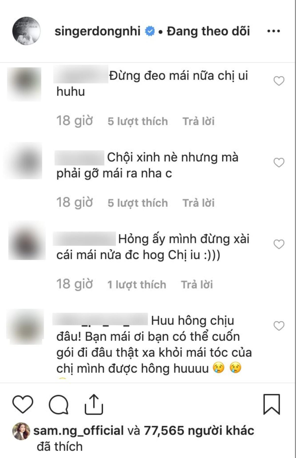 Vừa F5 sương sương với tóc mái, Đông Nhi bị fan phũ phàng khuyên bỏ ngay tức khắc Ảnh 8