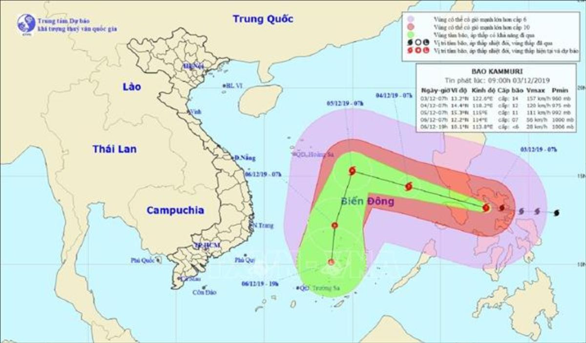 Dự báo thời tiết 5/12: Bão số 7 giảm dần cường độ, miền Bắc vẫn rét có nơi dưới 7 độ C Ảnh 1