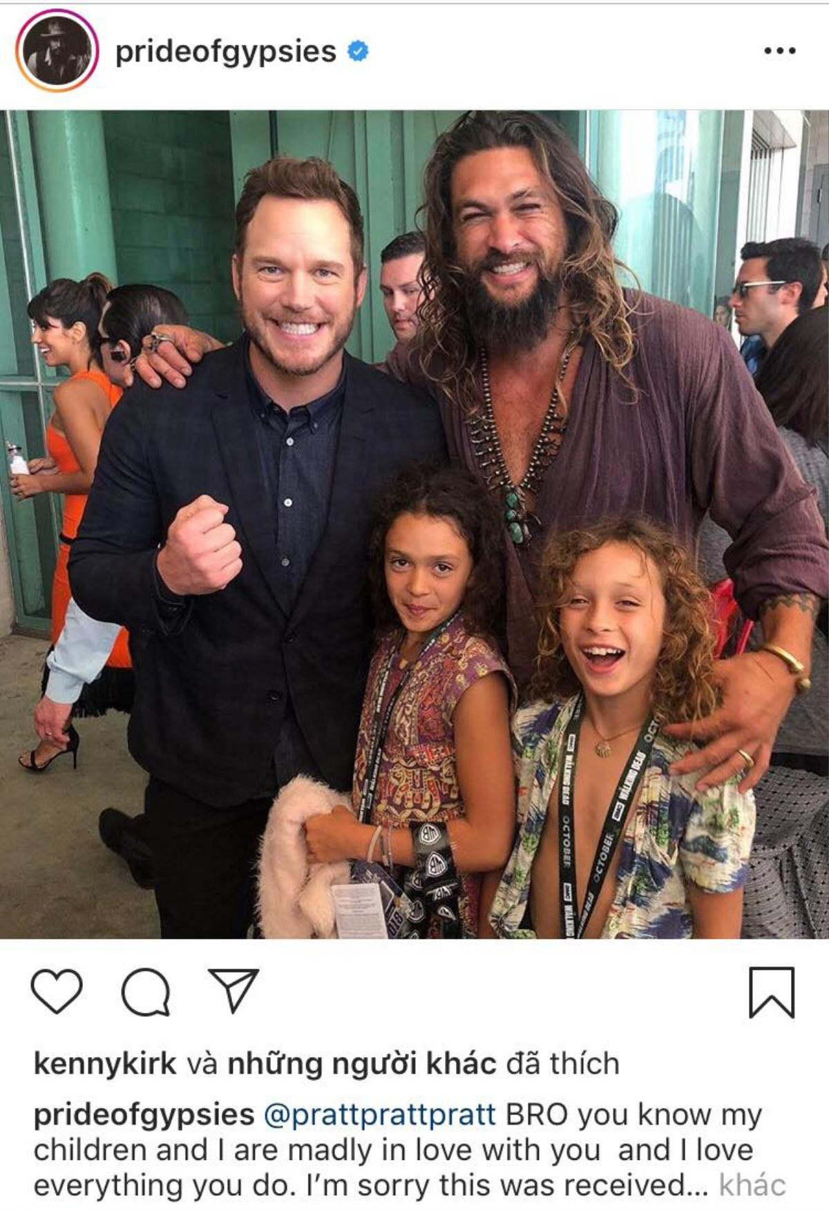 Jason Momoa gửi lời xin lỗi Chris Pratt vì khiến anh bị chỉ trích khi sơ ý sử dụng chai nước bằng nhựa! Ảnh 1