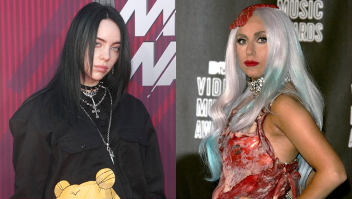 Billie Eilish gây tranh cãi khi 'mỉa mai' chiếc 'váy thịt' của Lady Gaga Ảnh 1