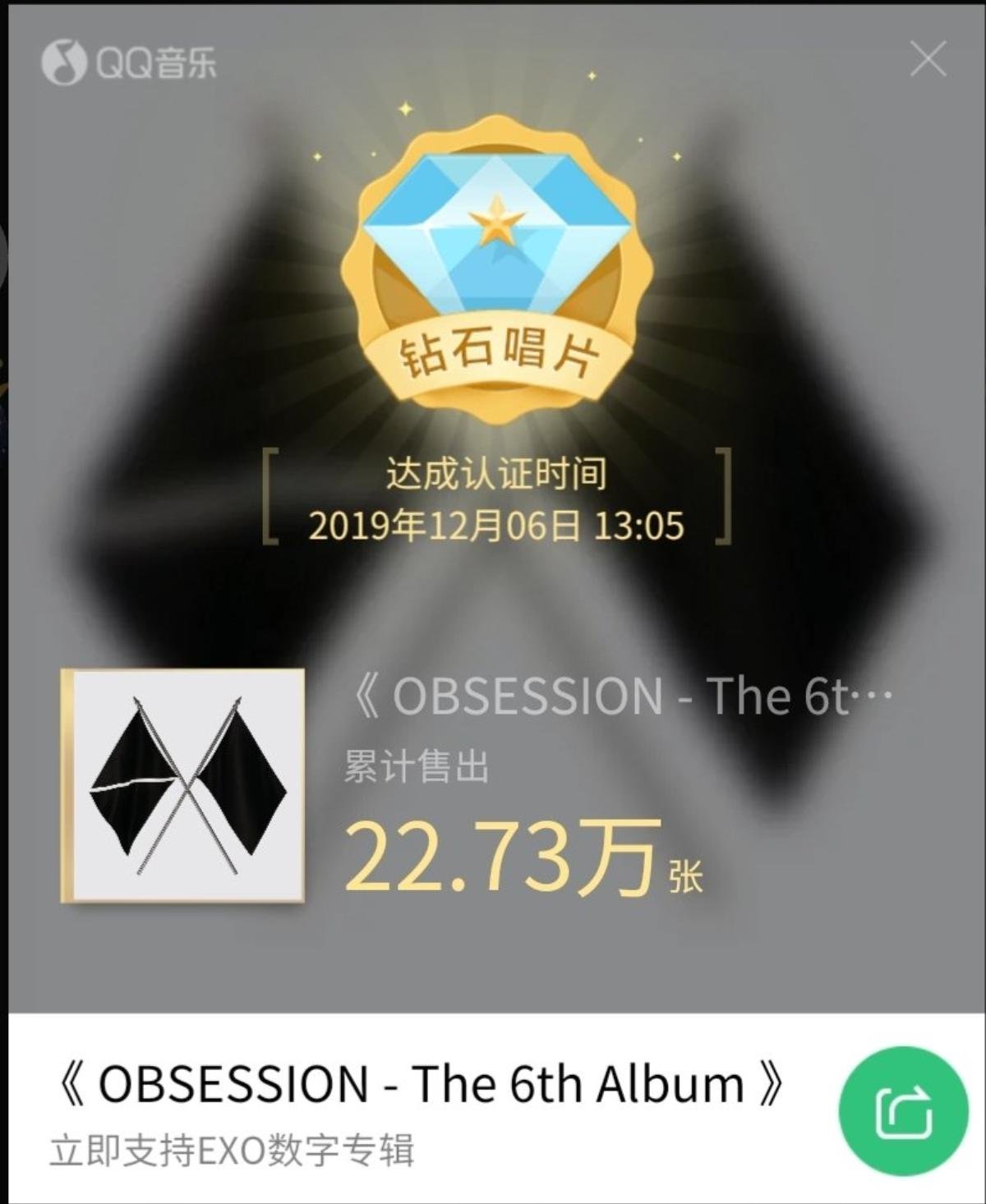 Nhờ thành tích mới của album 'OBSESSION', EXO trở thành nghệ sĩ đầu tiên của SM Ent làm được điều này Ảnh 2