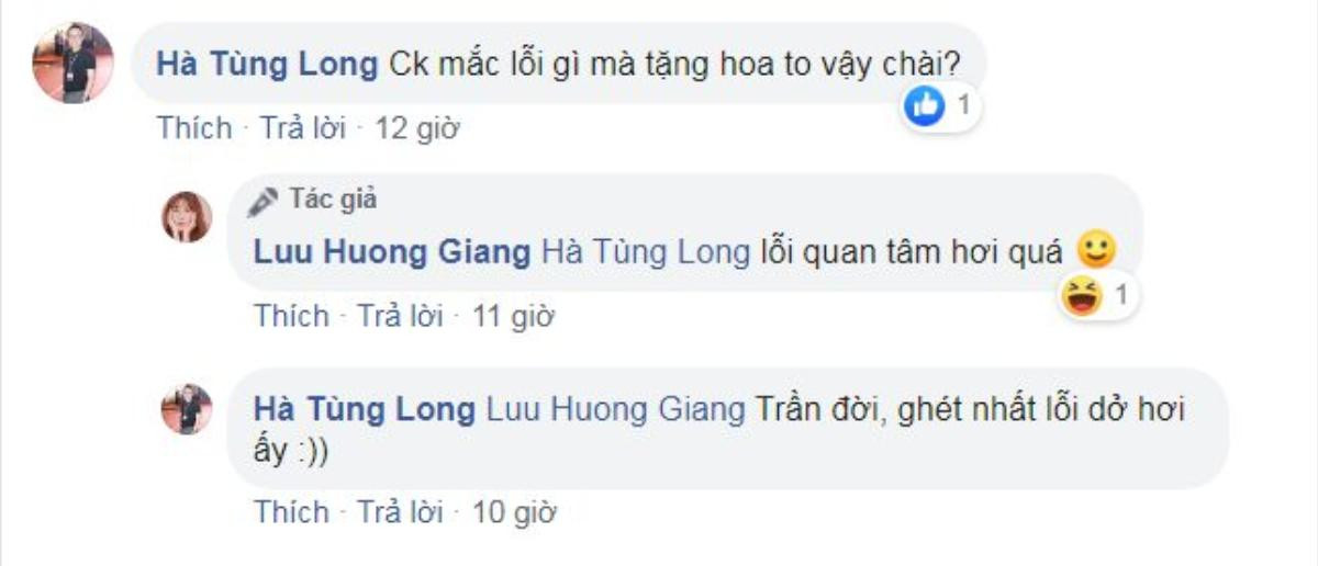 Lưu Hương Giang khoe bó hoa siêu xinh và khổng lồ do Hồ Hoài Anh tặng Ảnh 3