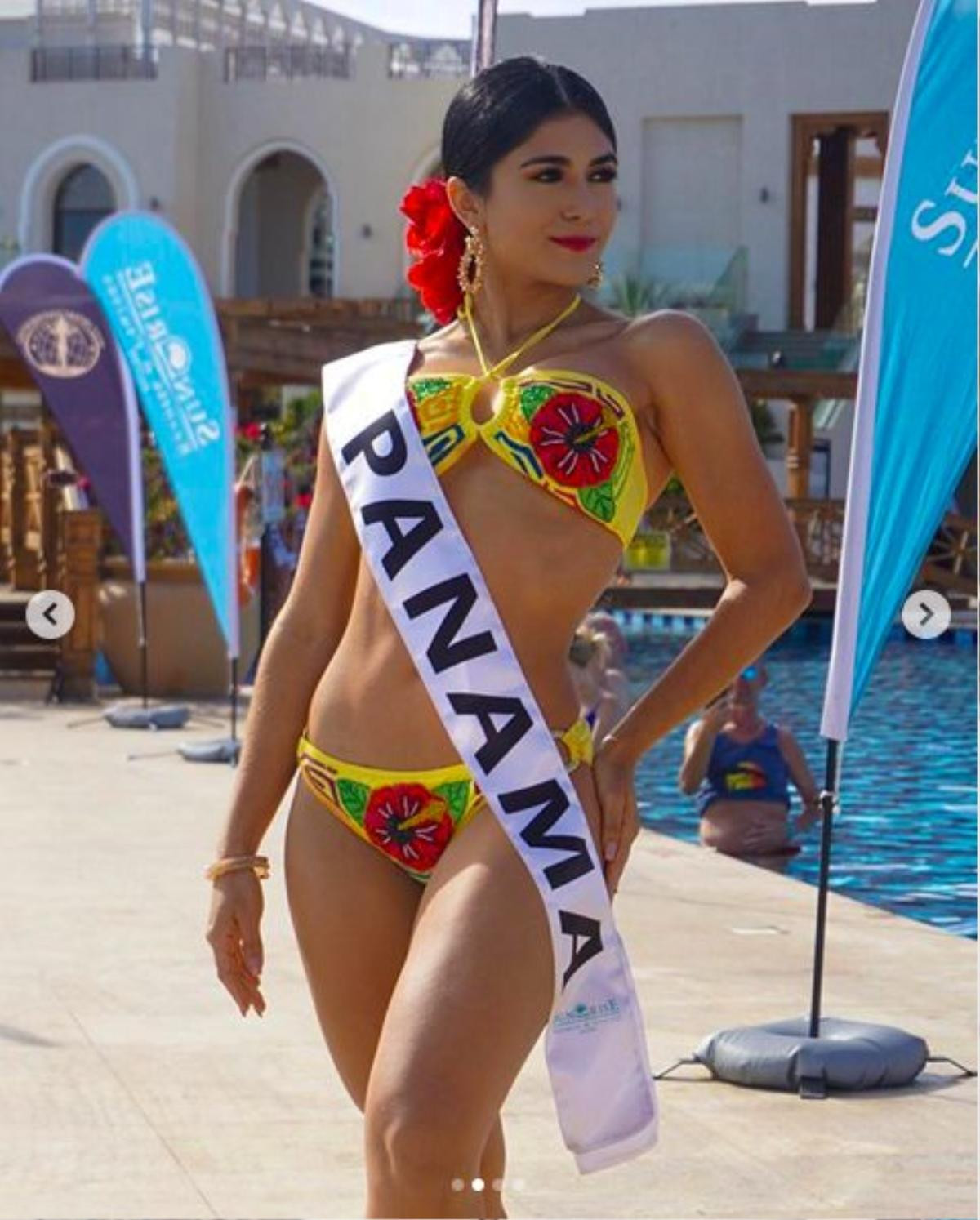 Á hậu Thúy An diện bikini lấn át dàn đối thủ để lộ mỡ thừa, hình xăm ở Miss Intercontinental Ảnh 9