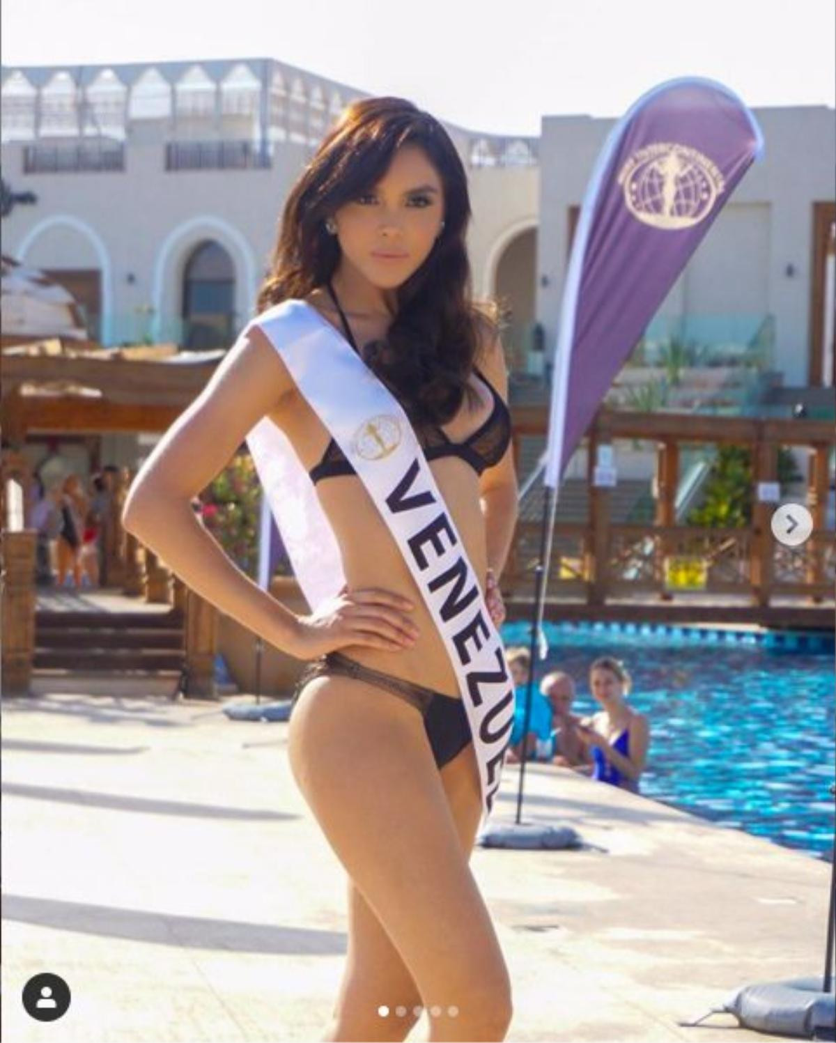 Á hậu Thúy An diện bikini lấn át dàn đối thủ để lộ mỡ thừa, hình xăm ở Miss Intercontinental Ảnh 11