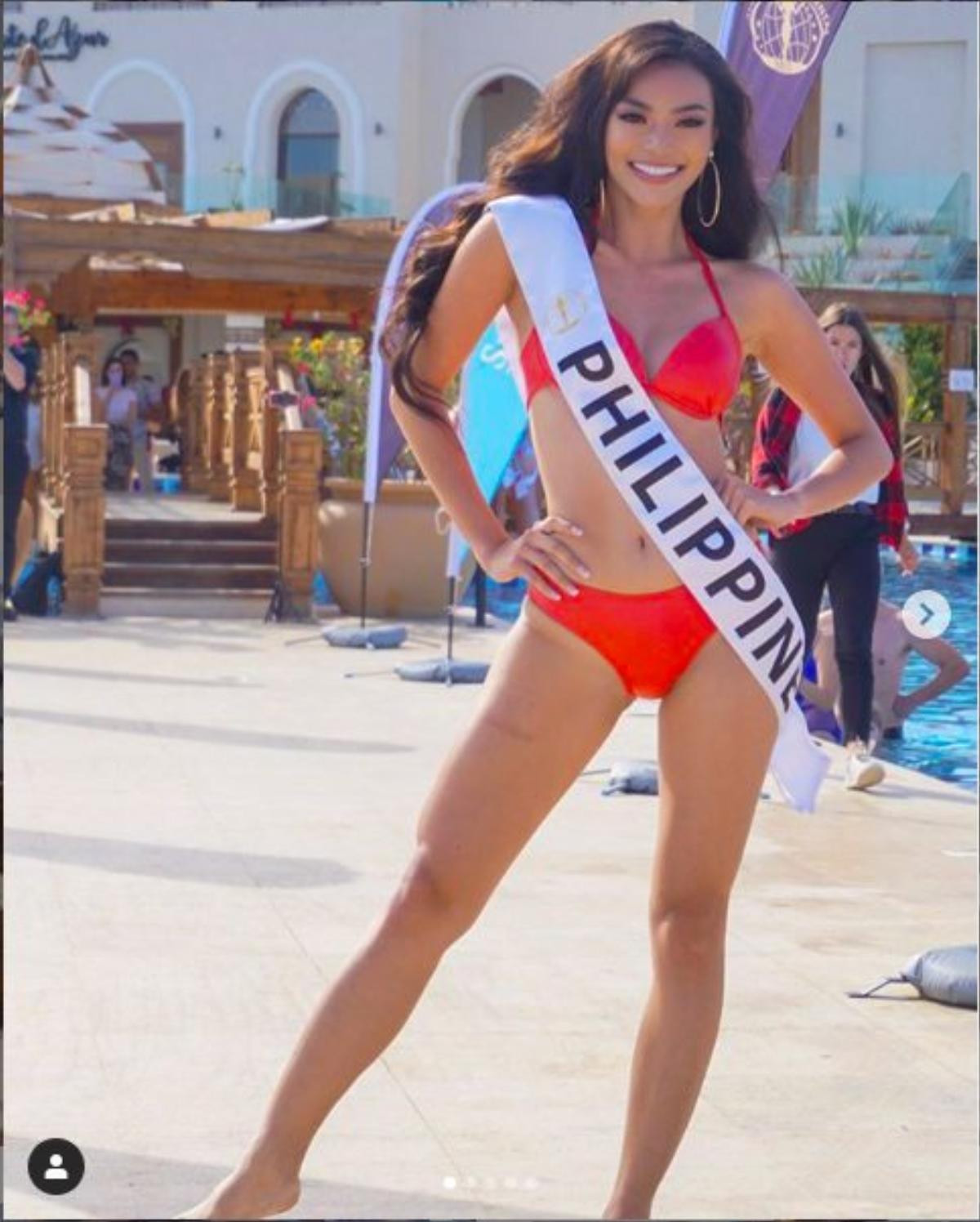 Á hậu Thúy An diện bikini lấn át dàn đối thủ để lộ mỡ thừa, hình xăm ở Miss Intercontinental Ảnh 7