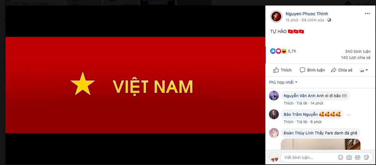 U22 Việt Nam chiến thắng ở SEA Games 30, sao Việt vỡ oà trong niềm vui sướng Ảnh 1