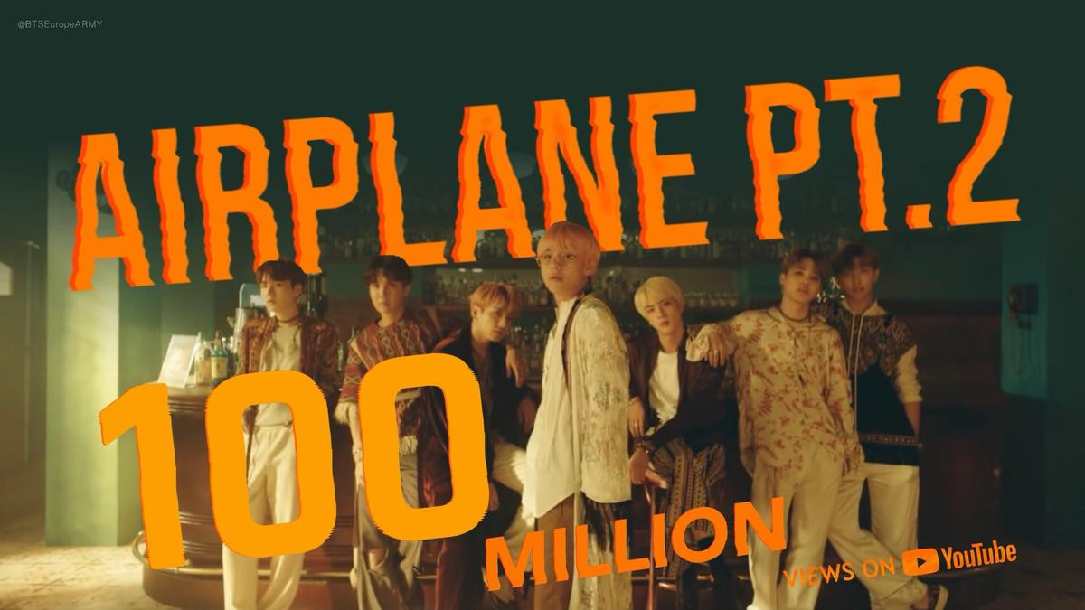 'Airplane Pt.2' đạt 100 triệu view giúp BTS nâng tổng MV cán mốc lượt xem ấn tượng này lên con số… Ảnh 2