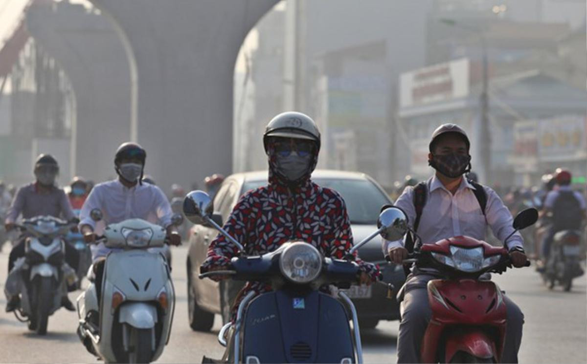 Chất lượng không khí ở Hà Nội có thời điểm lên ngưỡng màu nâu - mức 'cực kỳ nguy hại' Ảnh 1