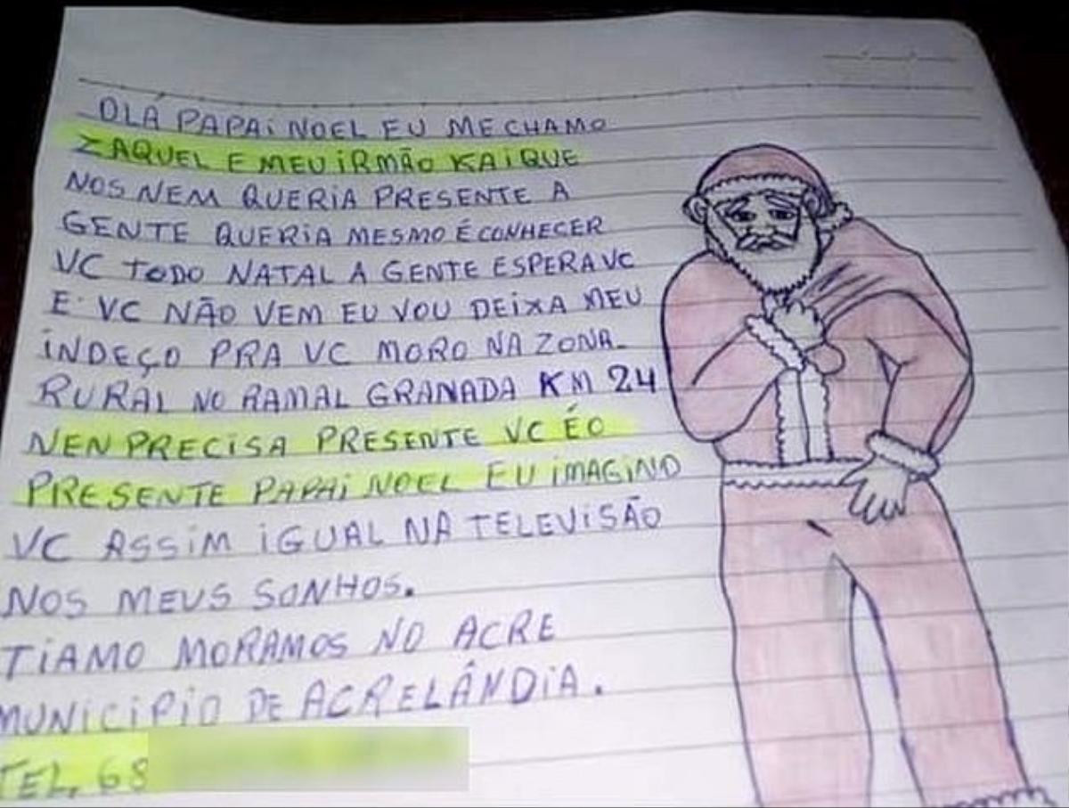 Bức thư gửi ông già Noel với ước mong đáng yêu của cậu bé 9 tuổi 'gây sốt' mạng xã hội Ảnh 2