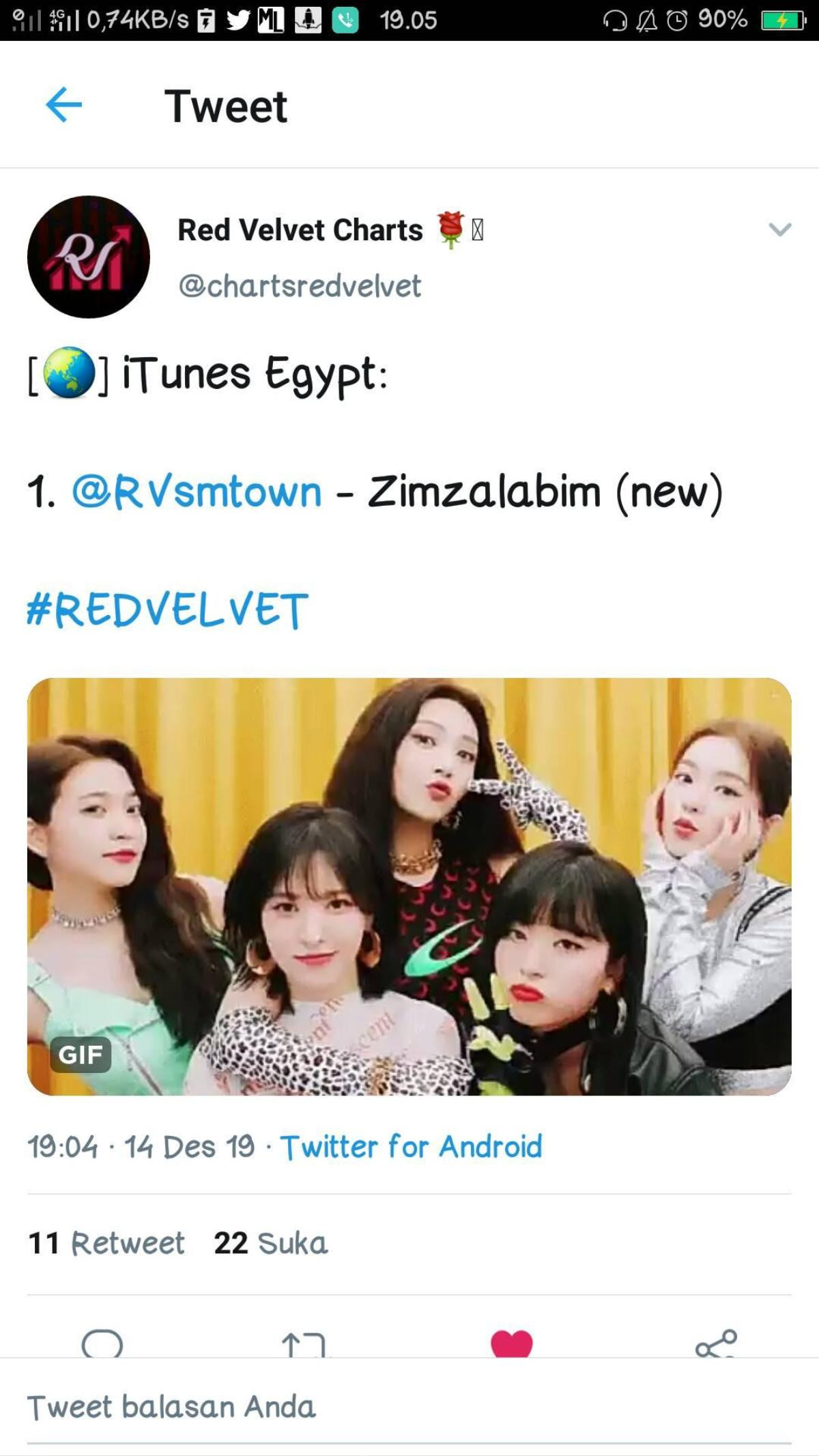 Chẳng nói chẳng rằng, Zimzalabim của Red Velvet bất ngờ lội ngược dòng trên iTunes Ai Cập Ảnh 1