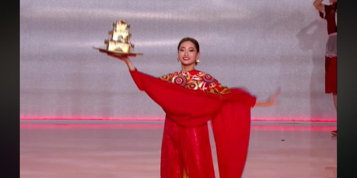 Hoa hậu Lương Thùy Linh múa mâm vàng đẹp mắt trên sân khấu Miss World 2019 Ảnh 12