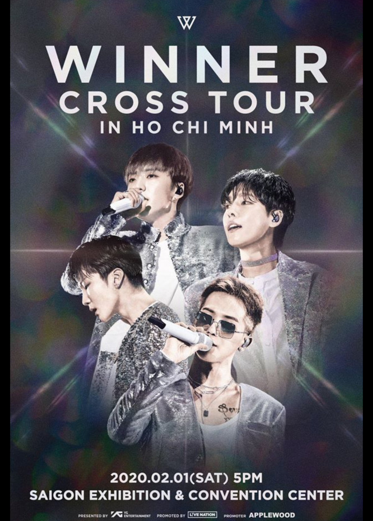 YG chính thức tung poster chính thức cho concert của WINNER tại Việt Nam Ảnh 1