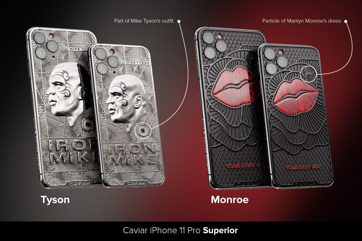 Hãng độ xa xỉ ra mắt iPhone 11 Pro phiên bản Mike Tyson và Marilyn Monroe, chỉ bán giới hạn 50 chiếc Ảnh 1