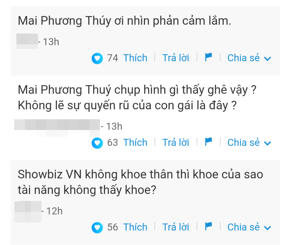 Lấp ló vòng 1 đứng ban công tạo dáng, Mai Phương Thúy nhận lời khuyên thấm thía từ fan Ảnh 2