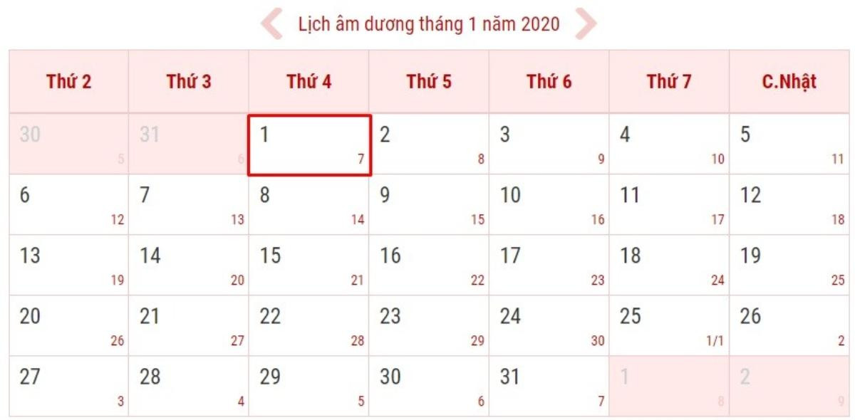 Lịch nghỉ Tết Dương lịch 2020 Ảnh 1