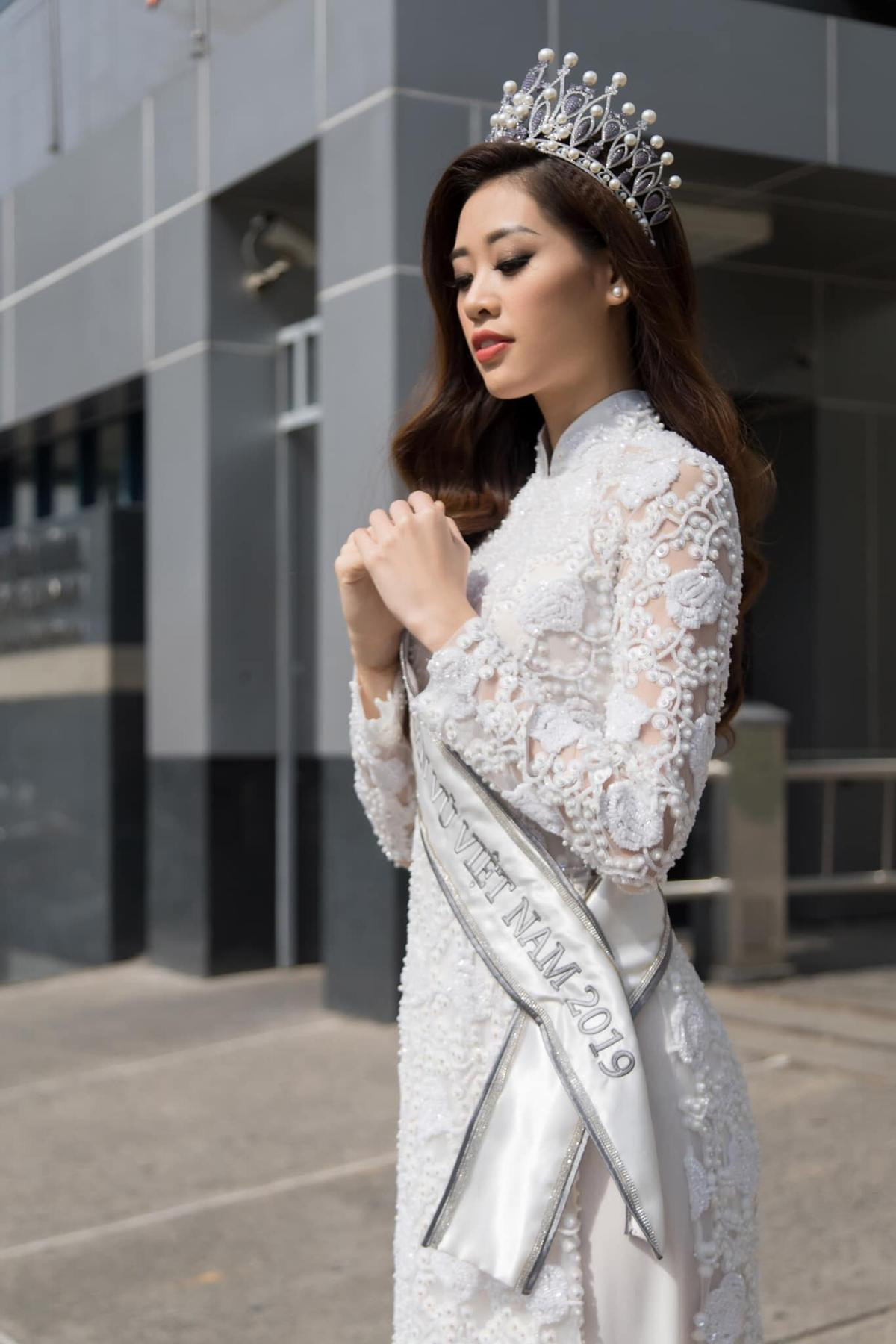 Hoa hậu Khánh Vân 3 lần thắng giải 'Người đẹp áo dài': 'Chắc sẽ mang áo dài thi Miss Universe 2020' Ảnh 7