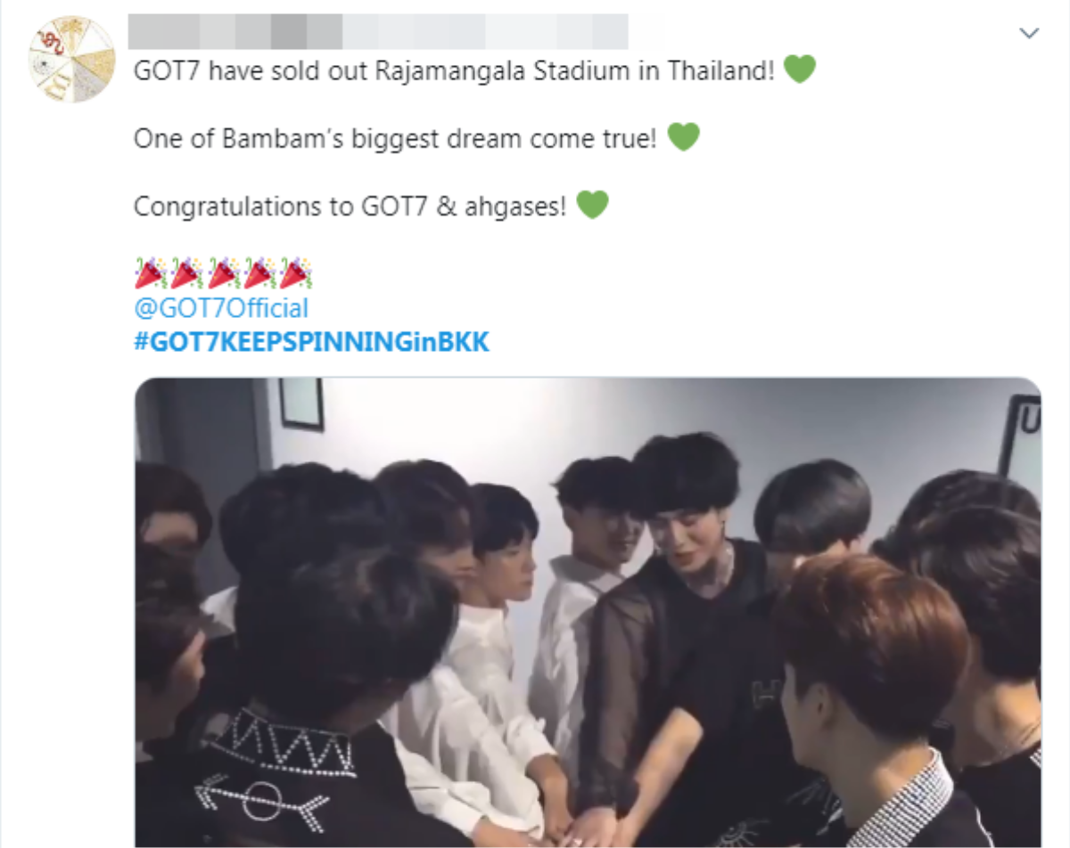 Bán hết vé concert tại sân vận động nổi tiếng của Thái Lan, GOT7 nhanh chóng đứng đầu Top Trending Ảnh 5