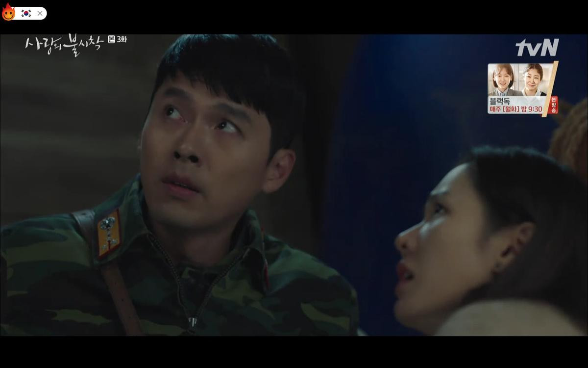 Hạ cánh nơi anh tập 3: Hyun Bin 'cưỡng hôn' Son Ye Jin trong hầm kín để đánh lạc hướng quân địch Ảnh 35