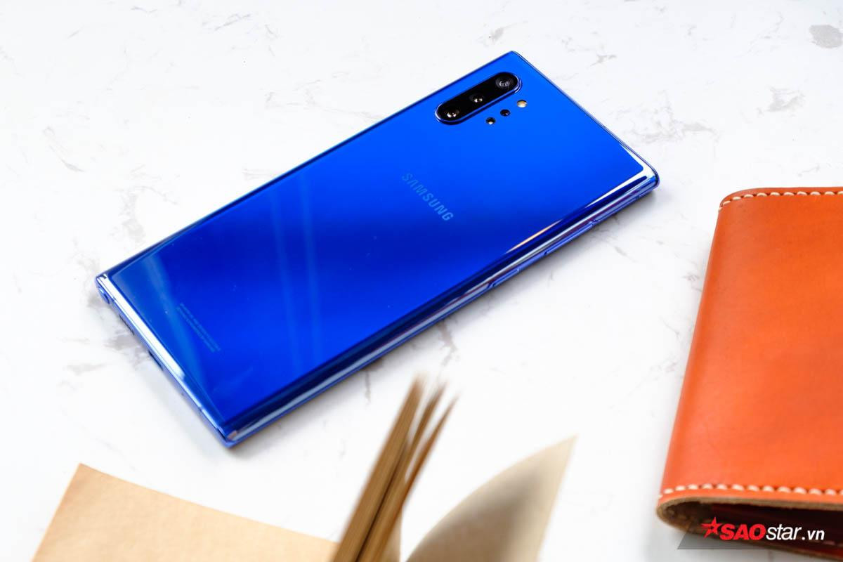 Đánh giá Samsung Galaxy Note10+ phiên bản màu Xanh Aura: Mặt lưng đẹp không tỳ vết! Ảnh 4