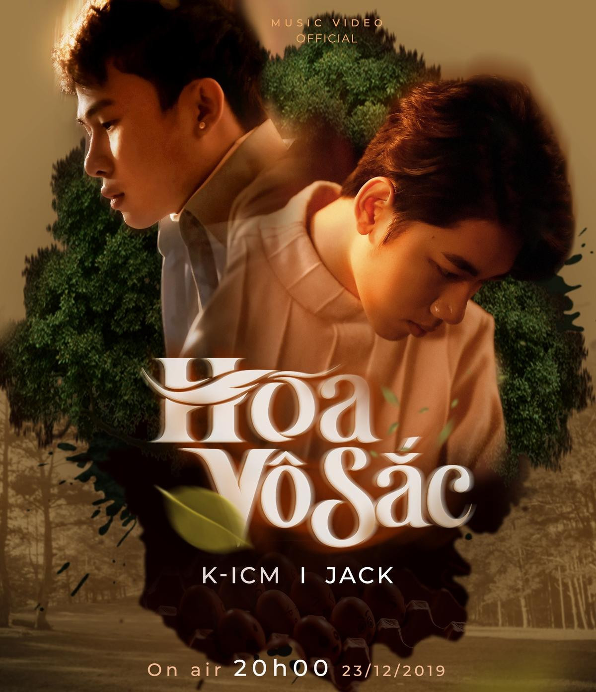 K-ICM và Jack tung poster Hoa vô sắc: Ý nghĩa gì đằng sau tán lá cây và… hộp trứng gà? Ảnh 1