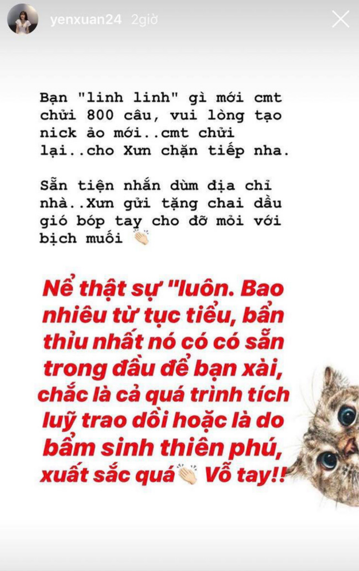 Bạn gái Đặng Văn Lâm đáp trả 'gay gắt', thẳng thừng 'tuyên chiến' anti-fan khi bị xúc phạm bằng từ ngữ tục tĩu Ảnh 2