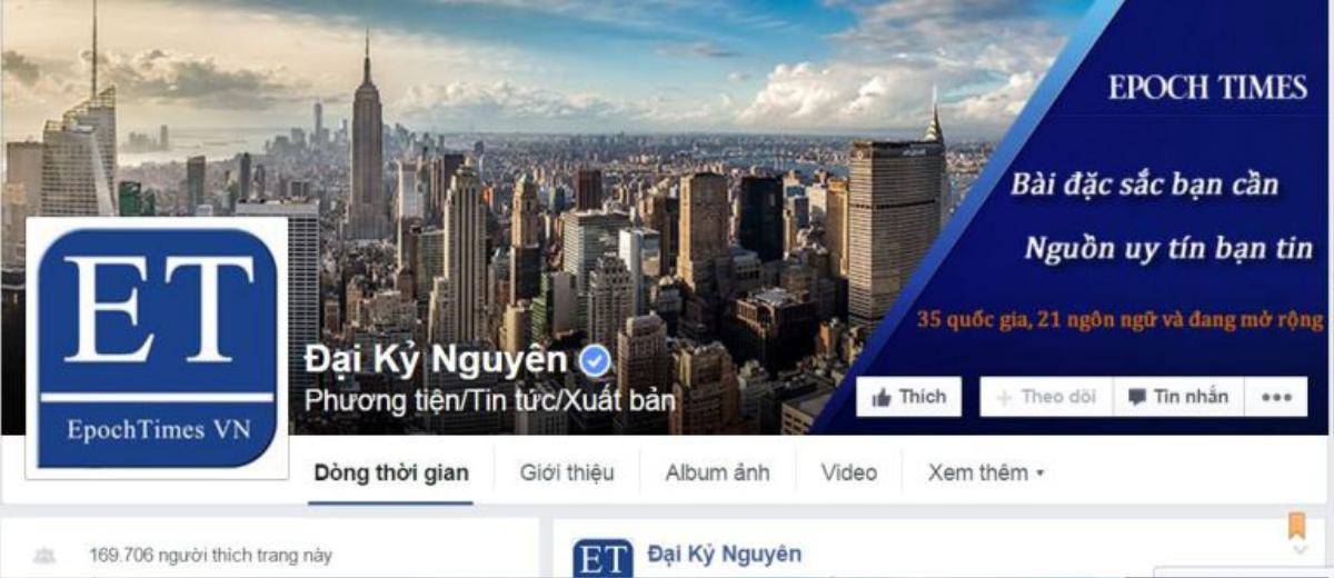 Facebook xóa sổ fanpage 'Đại Kỷ Nguyên' và hàng loạt tài khoản có liên quan do đăng thông tin sai lệch Ảnh 1