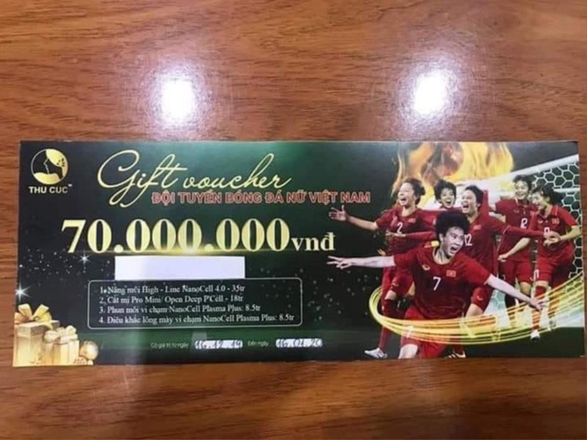 Bị tố đổi tiền thành voucher thẩm mỹ cho đội bóng đá nữ vô địch SEA Games 30, Bệnh viện Thu Cúc nói gì? Ảnh 1