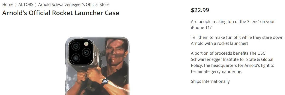 Arnold Schwarzenegger gây bão với chiếc ốp lưng iPhone 11 Pro có ảnh chế của chính mình Ảnh 7