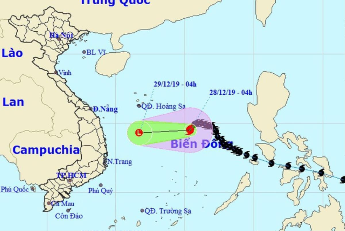 Bão số 8 giảm cấp, suy yếu thành vùng áp thấp Ảnh 1