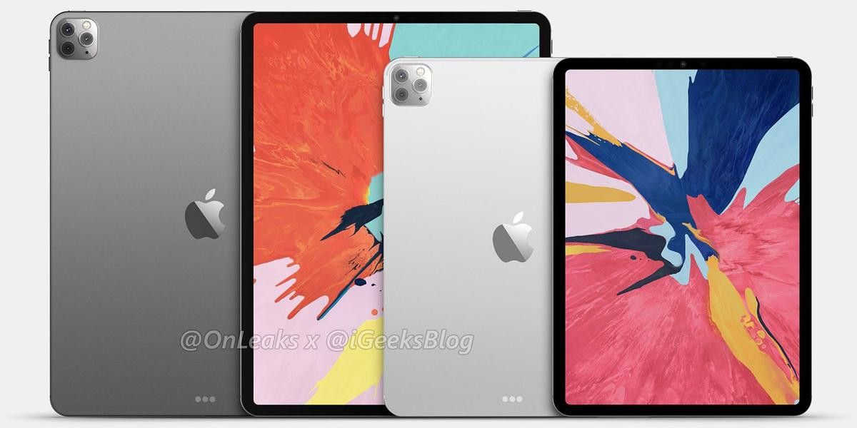 Nóng: Thiết kế iPad Pro 2020 lộ diện, có cụm camera sau xịn xò không kém iPhone 11 Pro Ảnh 1