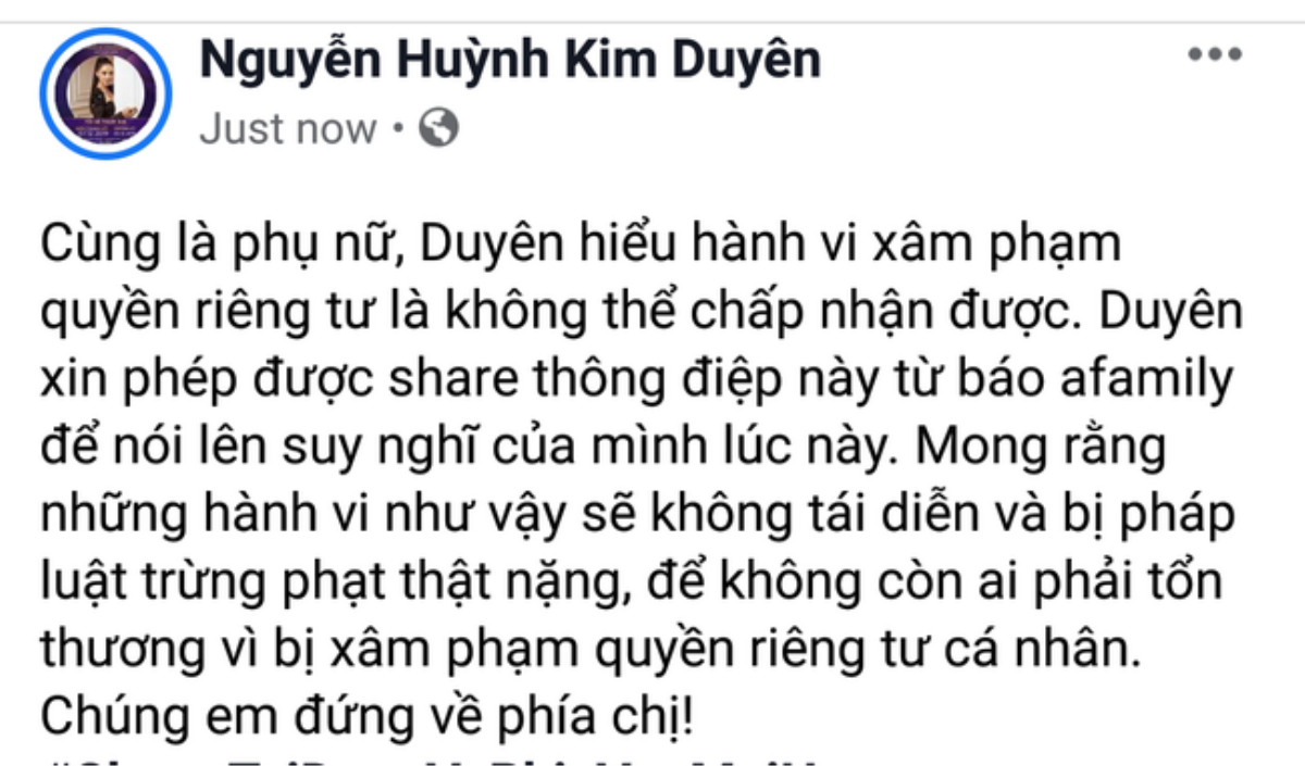 Văn Mai Hương bị kẻ xấu tung clip 'bẩn', Hoa hậu H'Hen Niê lên tiếng: 'Phụ nữ phải được tôn trọng và bảo vệ quyền an toàn dù ở bất cứ đâu' Ảnh 5