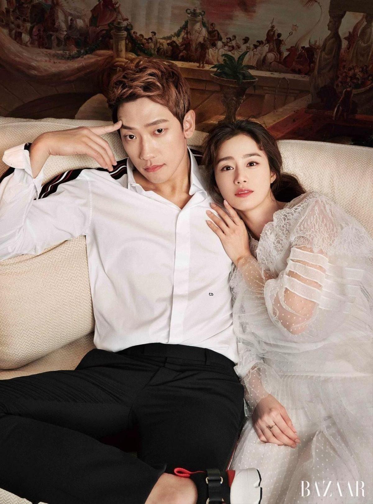 Vợ chồng Bi Rain - Kim Tae Hee hot hơn cả cô dâu chú rể khi dự lễ cưới của em trai Ảnh 5