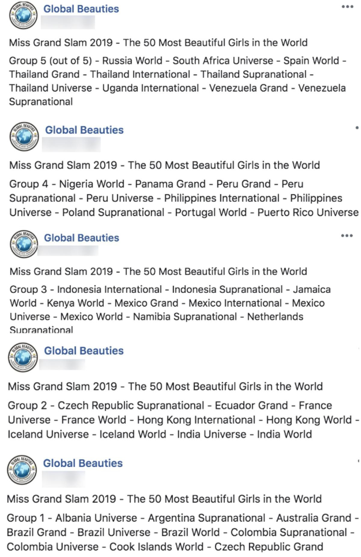 Hoàng Thùy - Tường San - Lương Thùy Linh vắng mặt trong Top 50 Miss Grand Slam 2019 Ảnh 1