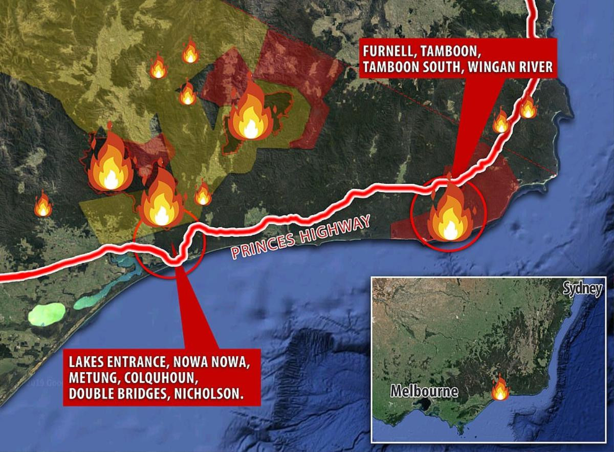 Giặc lửa vẫn hoành hành khắp Australia những ngày cuối năm 2019, hơn 30.000 người phải sơ tán Ảnh 8
